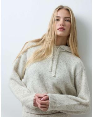 Vero Moda Gebreide Hoodie - Grijs