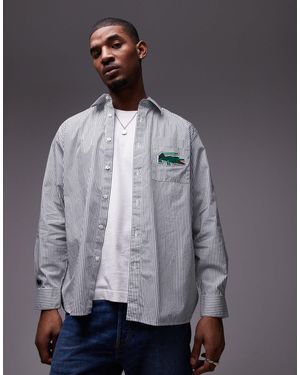 Lacoste – langärmliges hemd - Grau