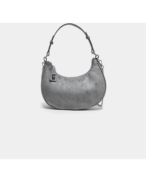 Stradivarius Chain Shoulder Bag - Grey