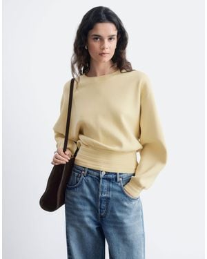 & Other Stories Pullover mit volumenärmeln und breiten bündchen - Blau