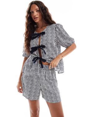 Pieces – shorts - Blau