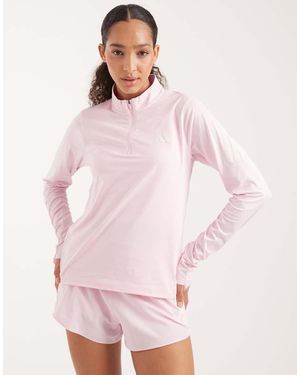adidas Originals Adi365 Running 1/4 Zip Sweatshirt - Pink