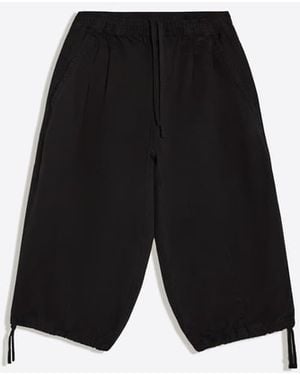Bershka Long Twill Bermuda Shorts - White