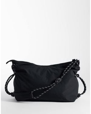 ASOS Nylon Slouch Sling Crossbody Bag - Black