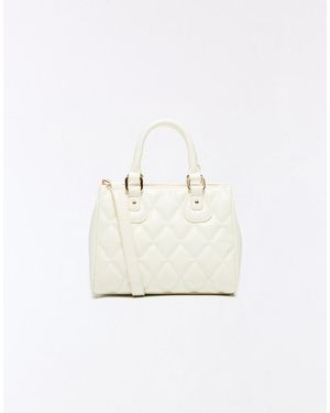 Bershka Quilted Bag - White