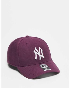 '47 Gorra Lavado Con Detalle De Los Ny Yankees Mvp De -Morado