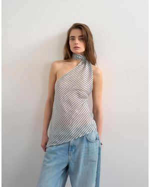 TOPSHOP White Maison Fleur T-shirt