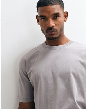 Hollister Premium Heavyweight Boxy T-shirt - Grey