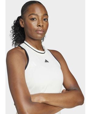adidas Originals Top Clásico Sin Mangas De Estilo Tenista Heritage Tennis De - Blanco