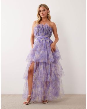 strapless open back dress Alianna Cowl Neck Satin Maxi Dress