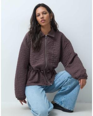 ASOS Giacca Jacquard Stretta - Marrone