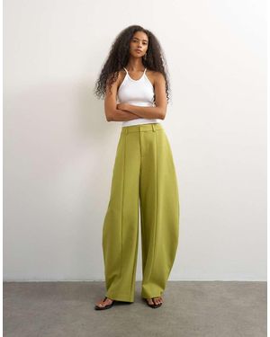 TOPSHOP Co Ord Barrel Trousers - Green