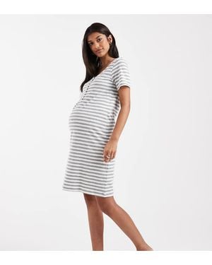 Mama.licious Mamalicious Maternity 2 Function Nursing Nightdress - White