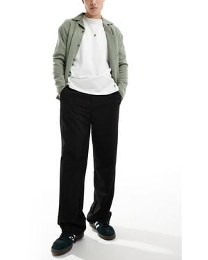 Only & Sons Loose Fit Tailored Trouser - Black