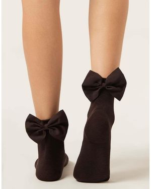 Calzedonia Bow Socks - Black