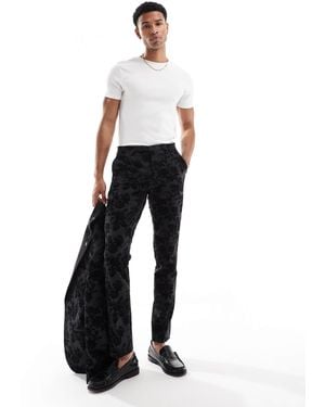 Twisted Tailor Fleet Suit Trousers - White