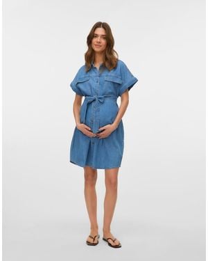 Vero Moda Vestito Di Jeans - Blu