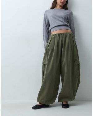 ASOS Cargo Ballonbroek Kaki - Groen