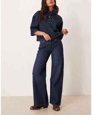 Wrangler Wide Leg Jeans - Blue