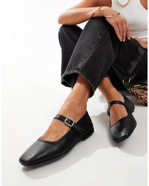 schuh Lille Mary Janes - Black
