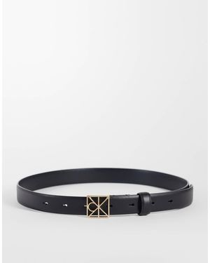 Calvin Klein – ledergürtel - Grau