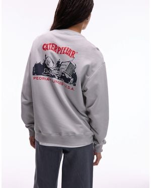 CAT WWR Cat – wwr – oversize-sweatshirt - Grau