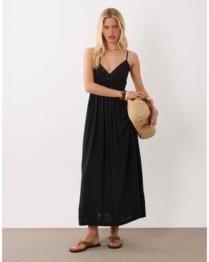 Brave Soul – maxikleid - Schwarz