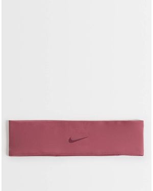 Nike Nike Dri-Fit Fury Elevate Diadema En Ahumado - Rosa