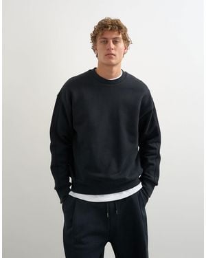 TOPMAN Sweatshirt épais coupe relaxed - Bleu