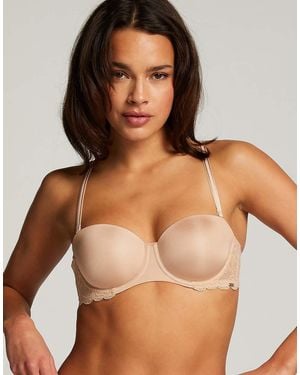 Hunkemöller Angie Padded Strapless Underwired Bra - Brown