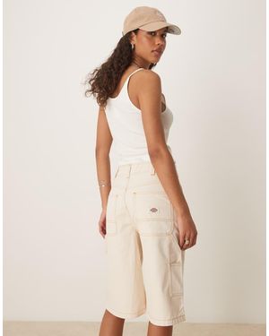 Dickies Denim Carpenter Jorts - Natural