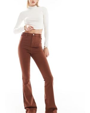 Don't Think Twice Dtt Tall Bianca High Waist Flared Jeans