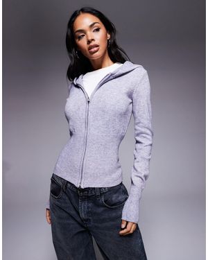 Princess Polly – elingford – strukturierte strickjacke - Lila