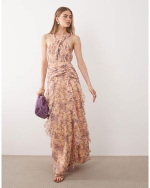 Pretty Lavish – brielle – maxikleid mit blumenmuster - Pink