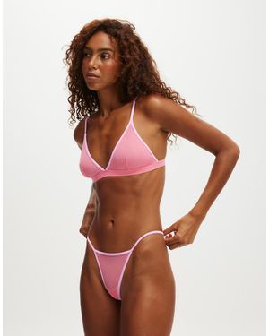 Cotton On Cotton On Sporty Mesh Triangle Bralette - Pink