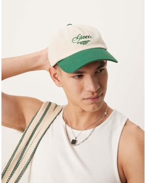 ASOS Pet Met Geborduurd Logo - Groen