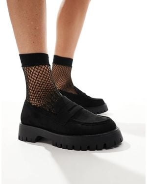 SEQWL – penny-loafer - Schwarz