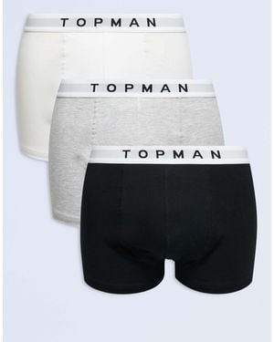 TOPMAN 3 Pack Trunk - White