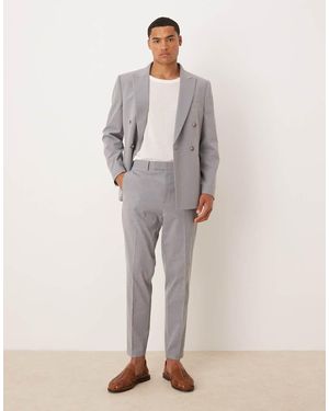 ASOS Tapered Suit Trousers - Grey