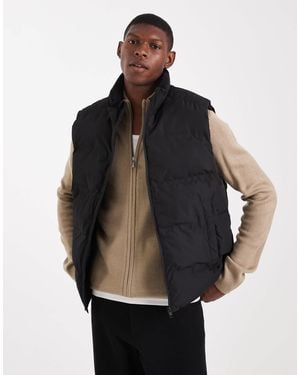 Jack & Jones Puffer Gilet - Black