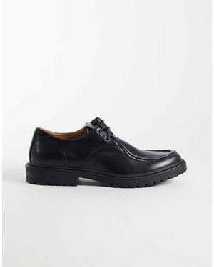 SEQWL Pier Lace Up Chunky Shoes - Black