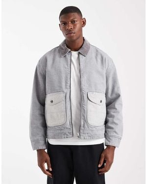 Lee Jeans Utility Workwear Jacket - Grey
