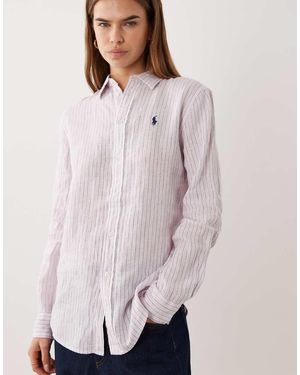 Polo Ralph Lauren Woven Longsleeve Sport Shirt - Pink