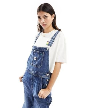 Tommy Hilfiger Peto Con Lavado Oscuro Daisy De -Azul