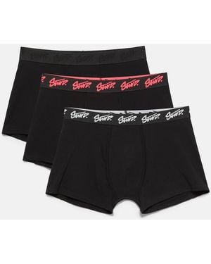 Pull&Bear 3-pack Of Boxers - Black