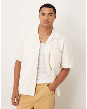 Calvin Klein Camp Shirt - White