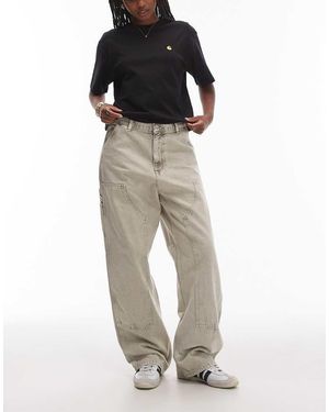 Carhartt Brandon Double Knee Loose Fit Jeans - Grey