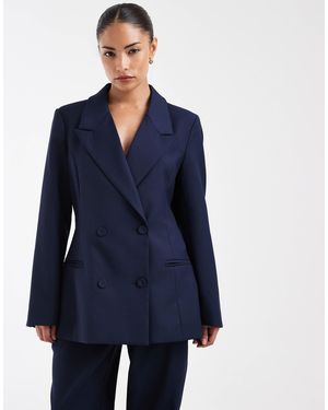 Vero Moda Zweireihiger, taillierter blazer als kombiteil - Blau