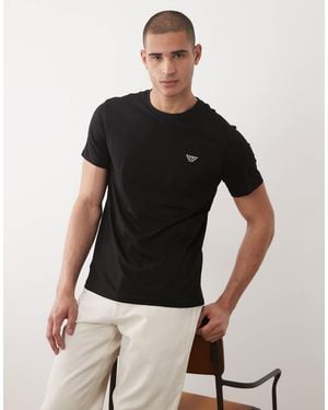 Emporio Armani Bodywear T-Shirt With Logo - Black