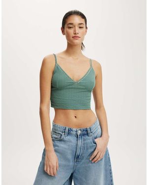 Cotton On Hailey V Neck Cami - Green